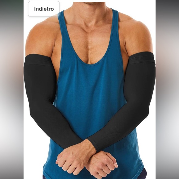 NWT KMMIN Arm Sleeves UV Protection Cooling UPF 50 Sunblock Protection gloves - Picture 5 of 10